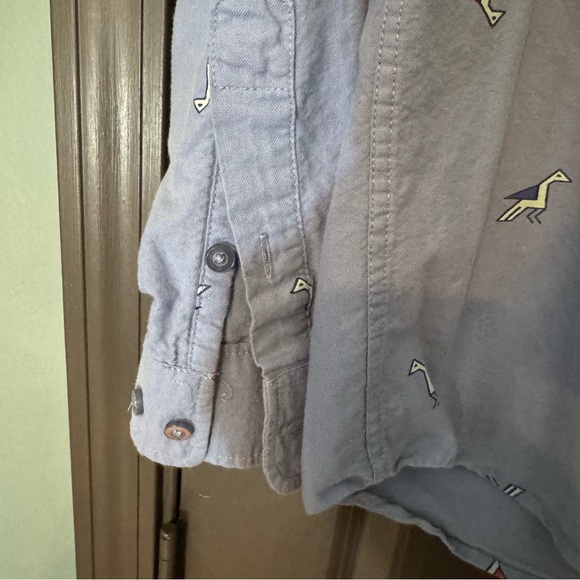 WeSC 🦜 Bird Print LS Button Down Shirt - Picture 8 of 9